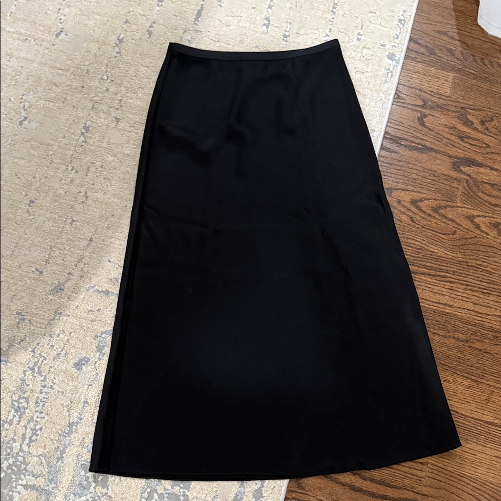Polo Ralph Lauren - Classic Black A-Line Silk Skirt